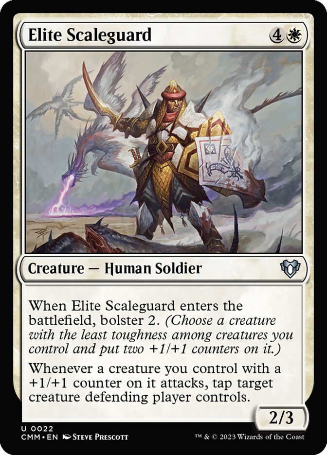 MTG Card Title: Elite Scaleguard CMM/22