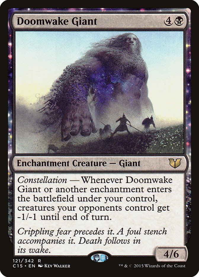 MTG Card Title: Doomwake Giant C15/121
