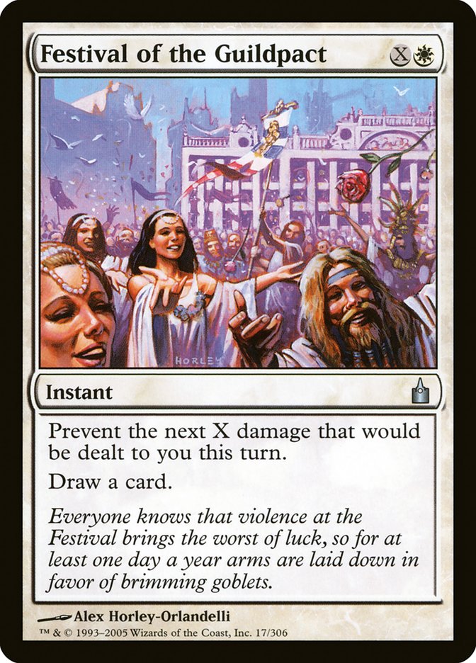 MTG Card Title: Festival of the Guildpact RAV/17
