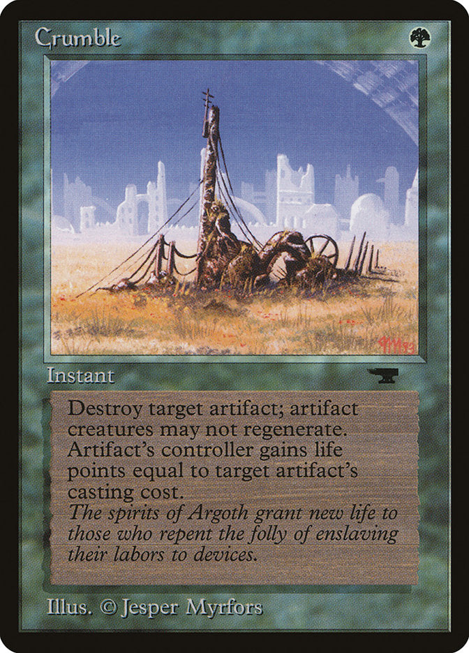 MTG Card Title: Crumble ATQ/32
