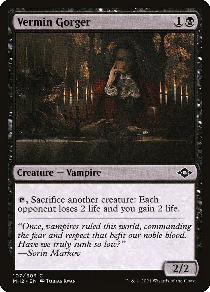 MTG Card Title: Vermin Gorger MH2/107