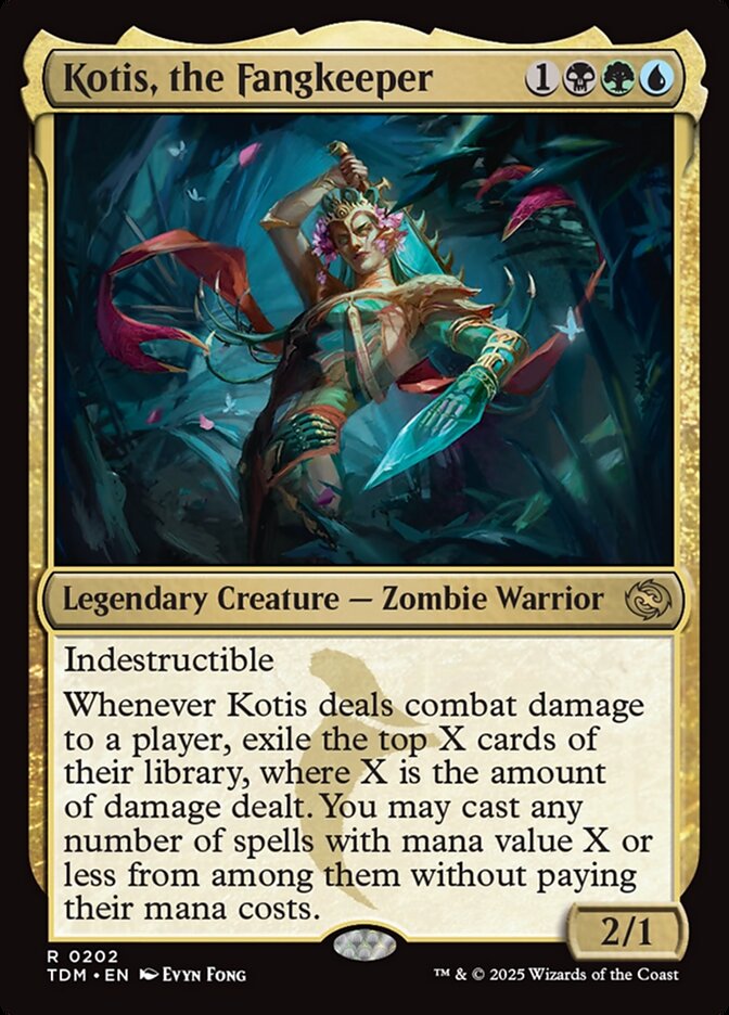 MTG Card Title: Kotis, the Fangkeeper TDM/202
