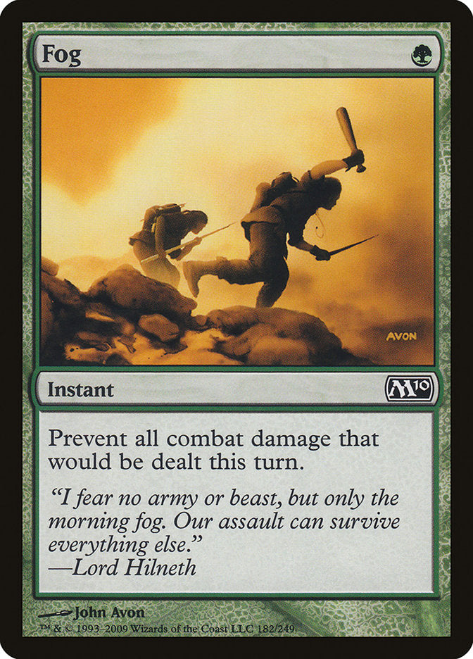MTG Card Title: Fog M10/182