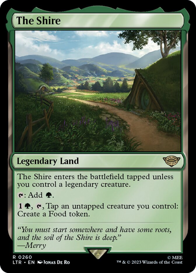 MTG Card Title: The Shire LTR/260