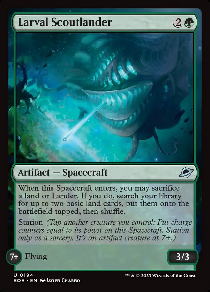 MTG Card Title: Larval Scoutlander EOE/194