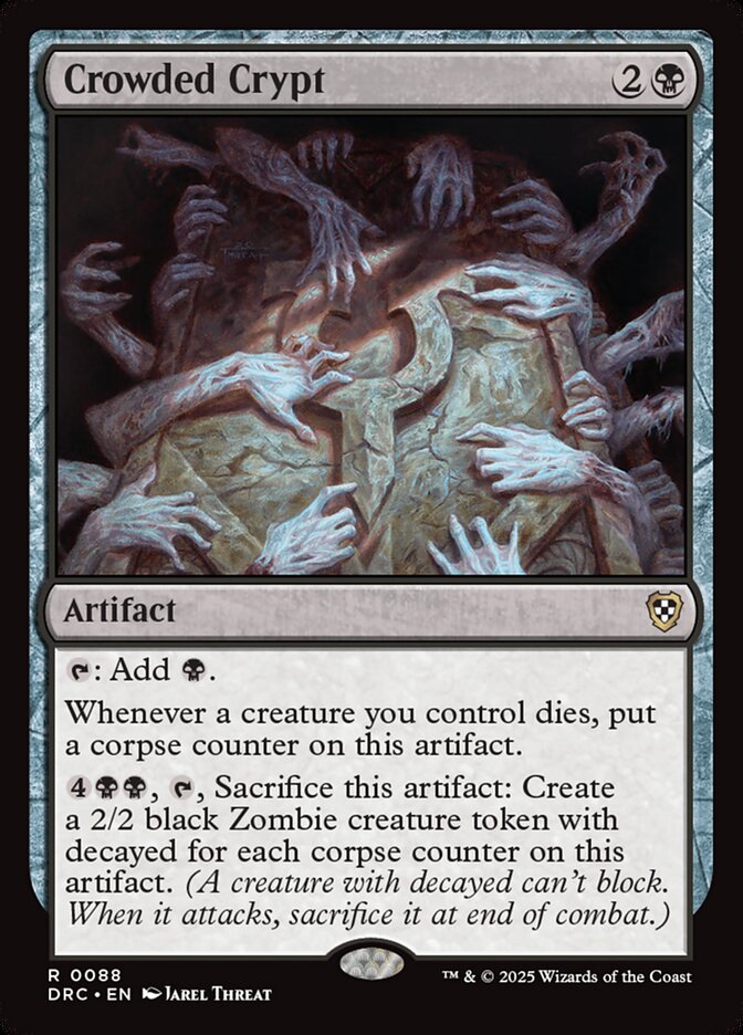 MTG Card Title: Crowded Crypt DRC/88