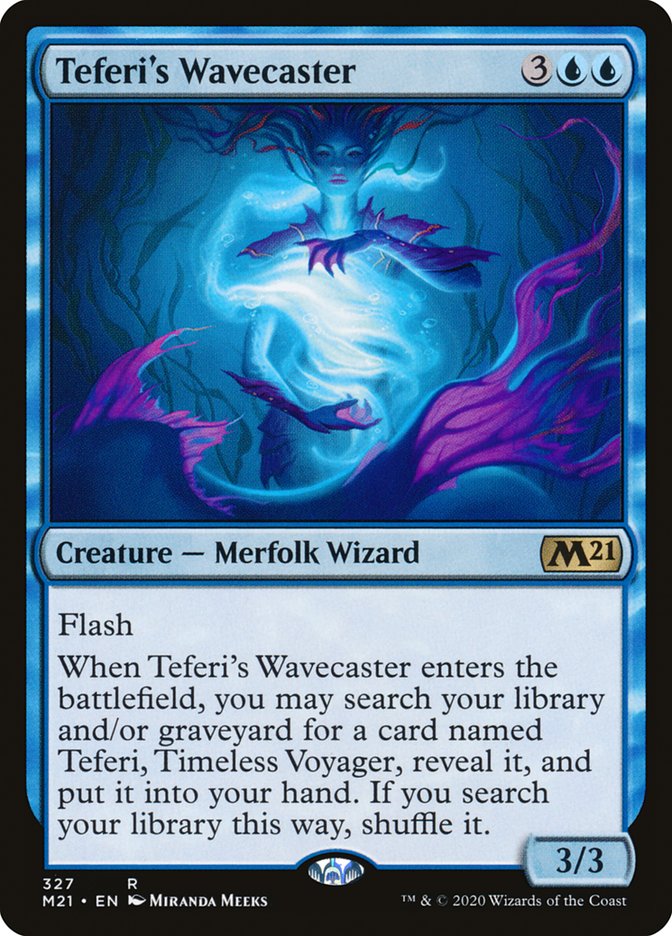 MTG Card Title: Teferi's Wavecaster M21/327