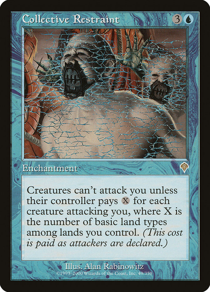 MTG Card Title: Collective Restraint INV/49