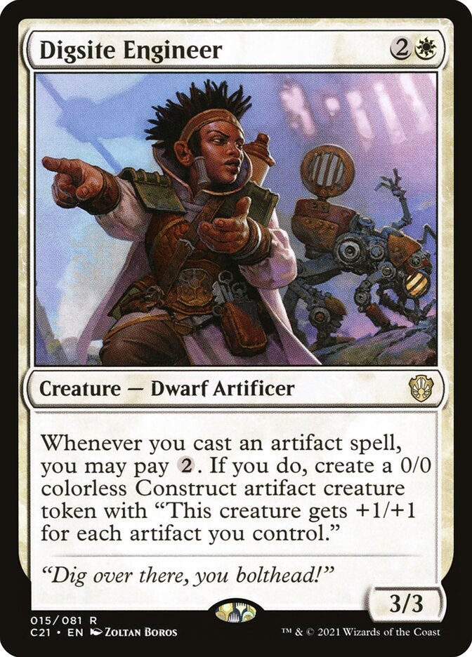 MTG Card Title: Digsite Engineer C21/15