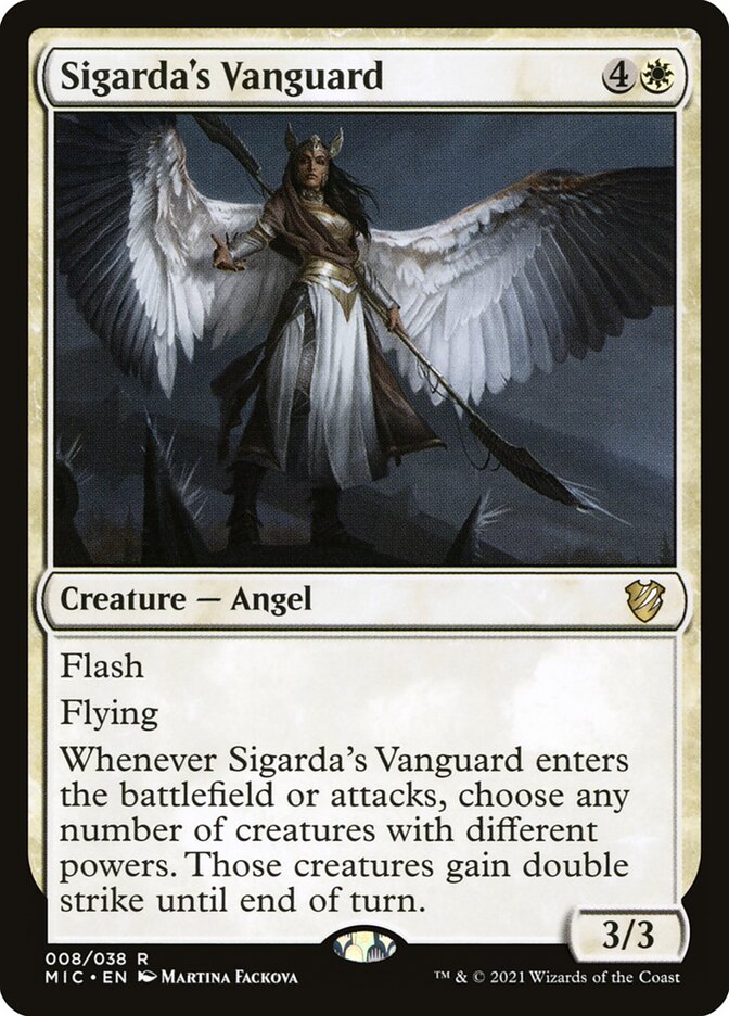 MTG Card Title: Sigarda's Vanguard MIC/8