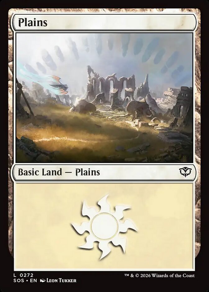 MTG Card Title: Plains SOS/272