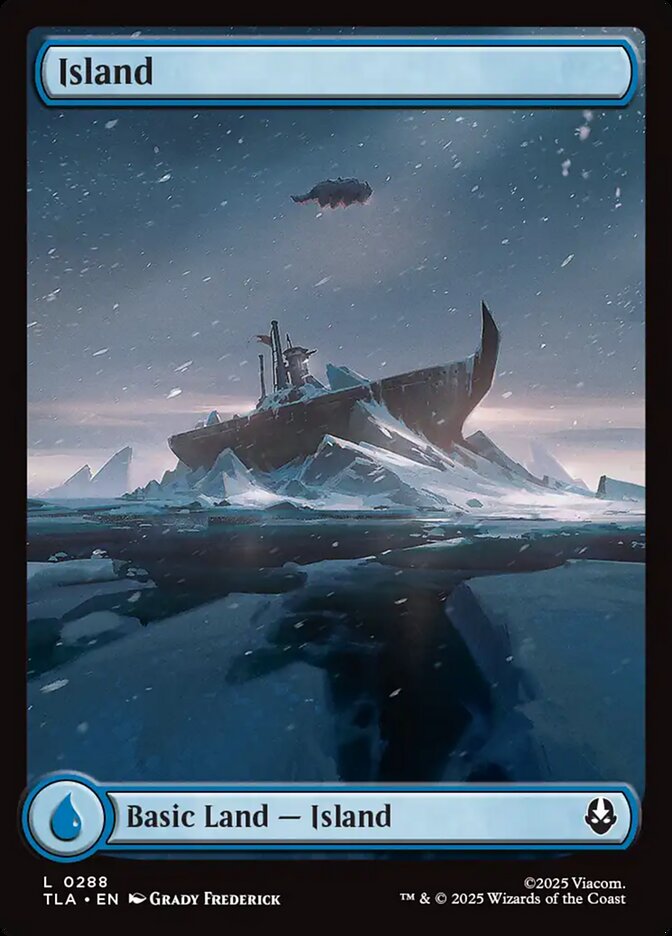 MTG Card Title: Island TLA/288