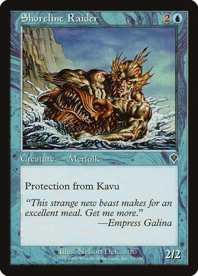 MTG Card Title: Shoreline Raider INV/73