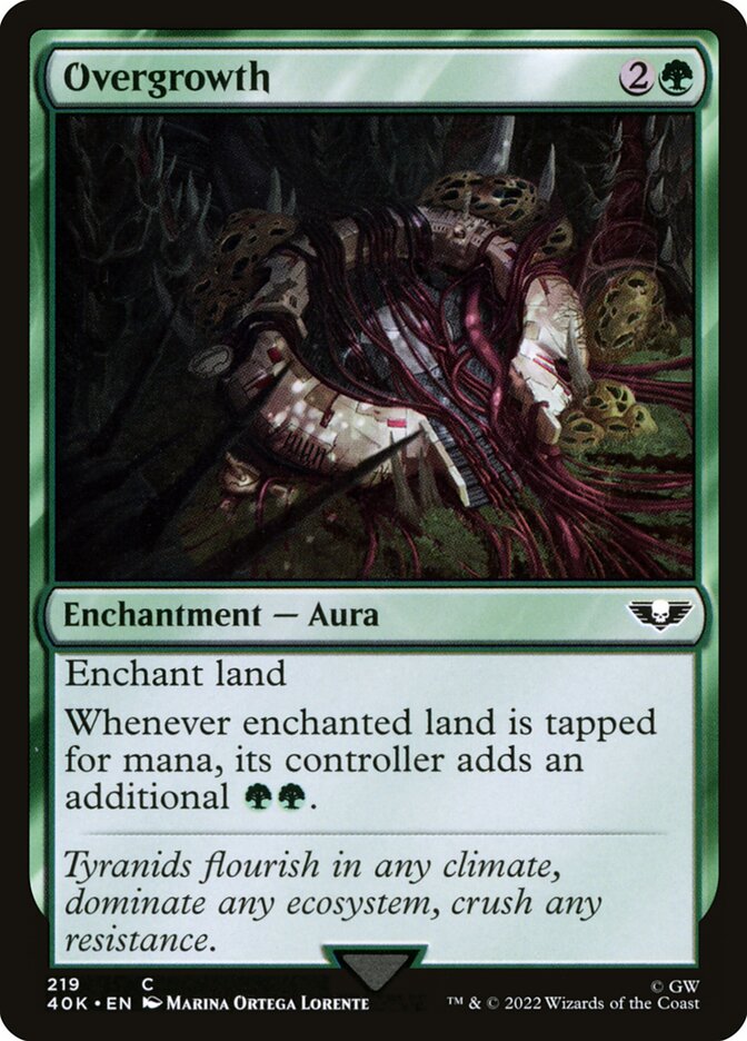 MTG Card Title: Overgrowth 40K/219