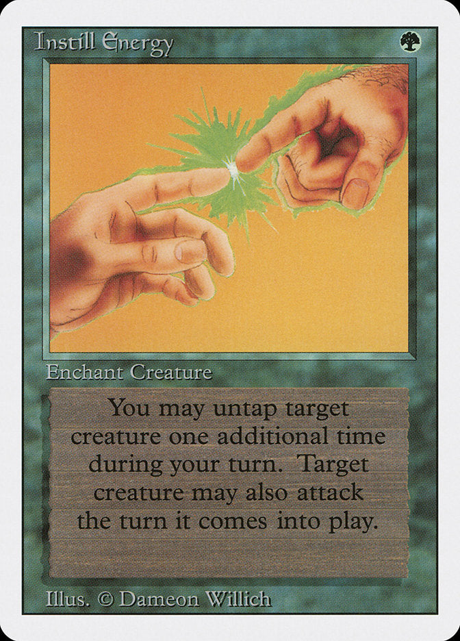 MTG Card Title: Instill Energy 3ED/203