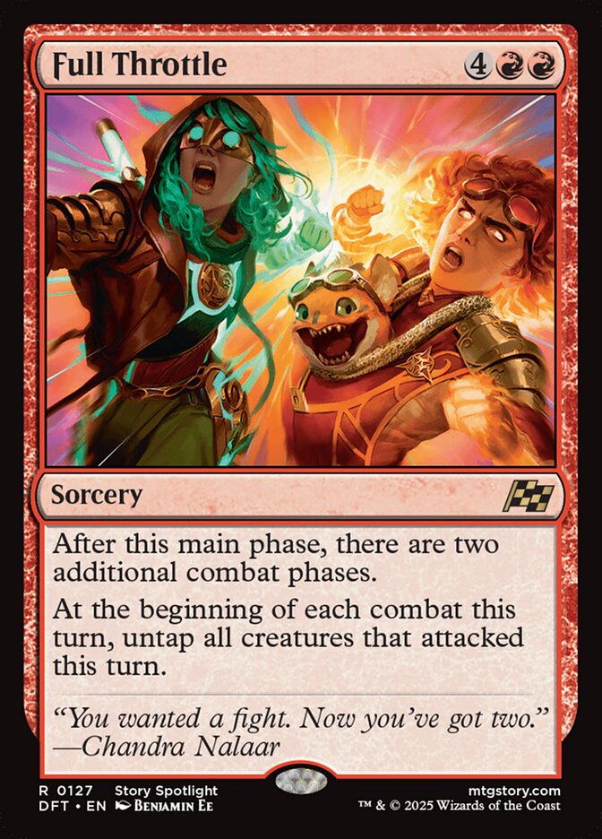 MTG Card Title: Full Throttle DFT/127