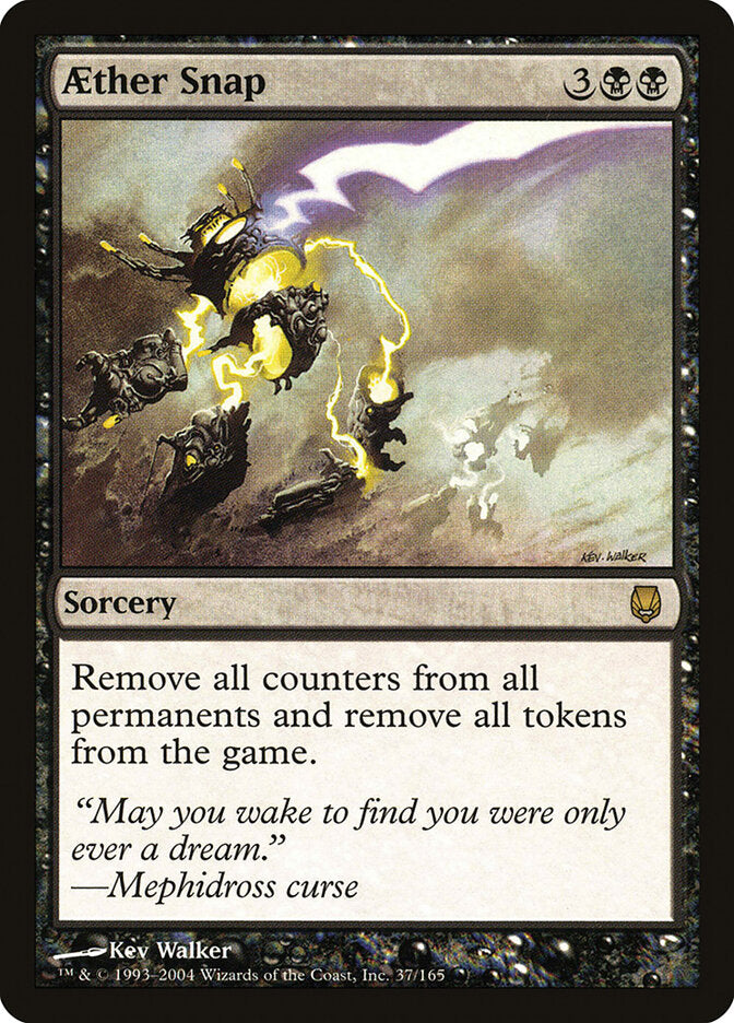 MTG Card Title: Aether Snap DST/37