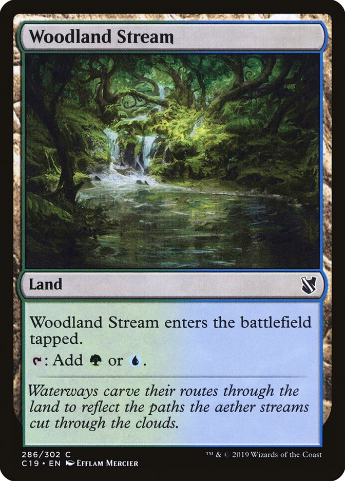 MTG Card Title: Woodland Stream C19/286