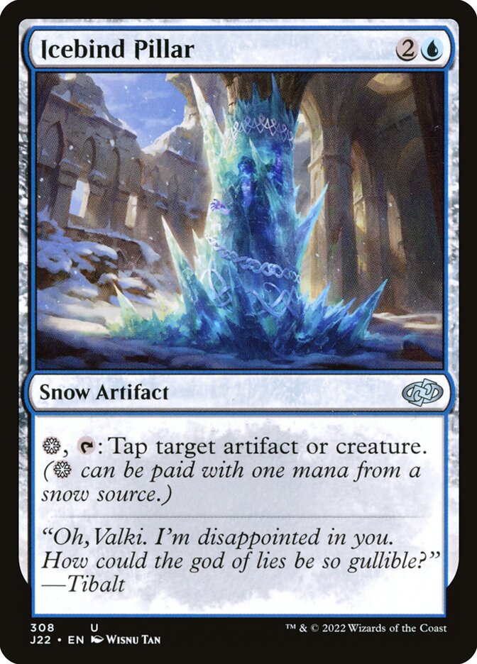MTG Card Title: Icebind Pillar J22/308