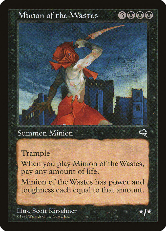 MTG Card Title: Minion of the Wastes TMP/146