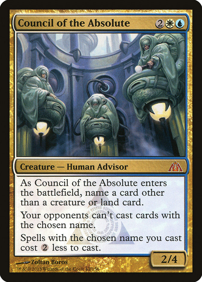 MTG Card Title: Council of the Absolute DGM/62