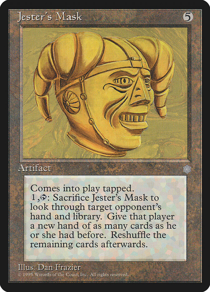 MTG Card Title: Jester's Mask ICE/325