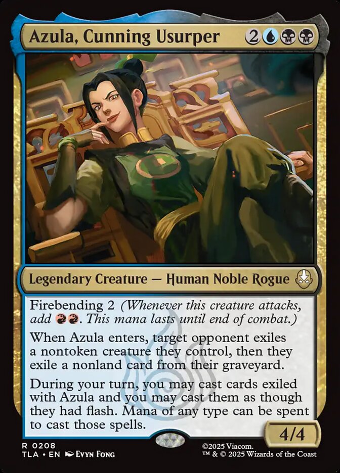 MTG Card Title: Azula, Cunning Usurper TLA/208