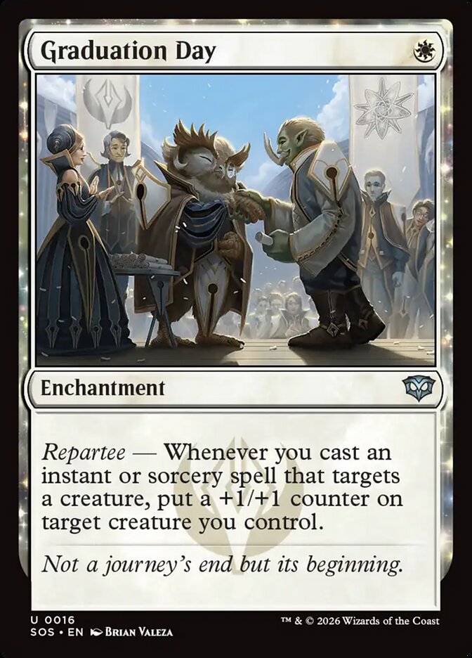 MTG Card Title: Graduation Day SOS/16