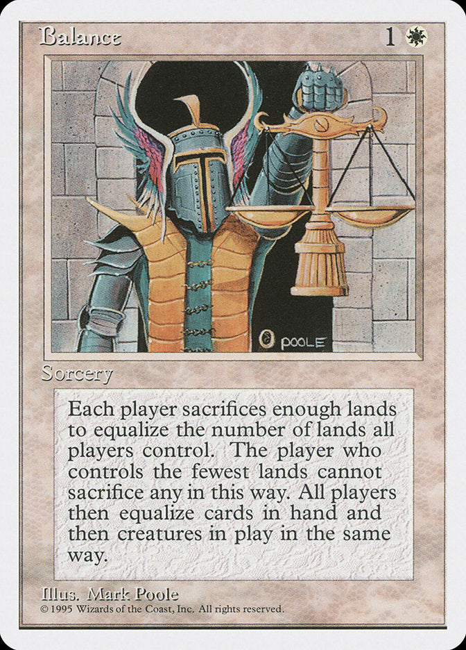 MTG Card Title: Balance 4ED/6