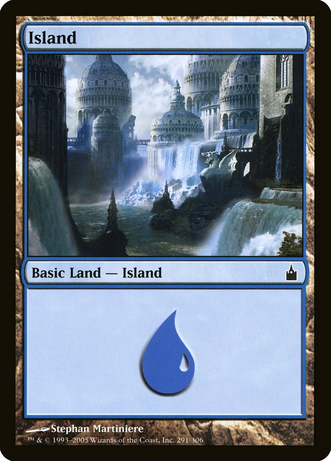MTG Card Title: Island RAV/291