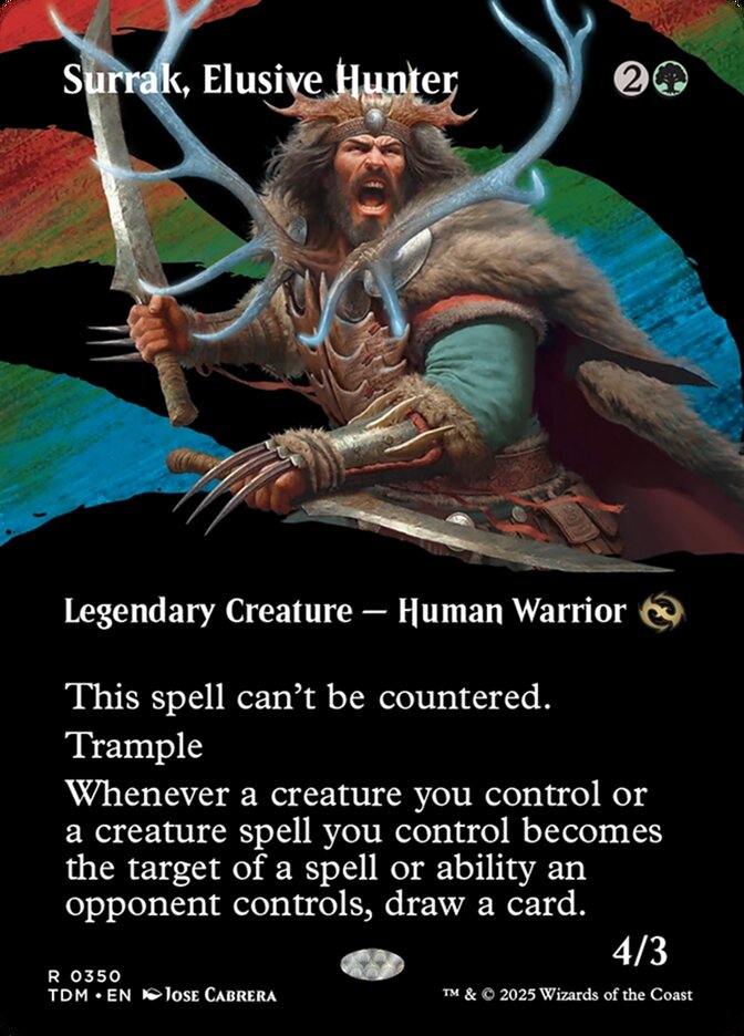MTG Card Title: Surrak, Elusive Hunter TDM/350