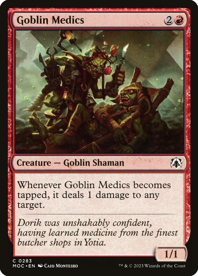 MTG Card Title: Goblin Medics MOC/283