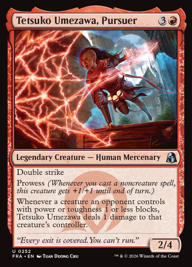 MTG Card Title: Tetsuko Umezawa, Pursuer FRA/252