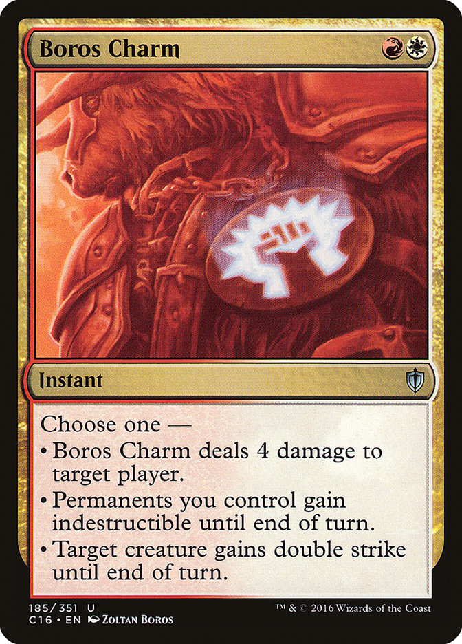 MTG Card Title: Boros Charm C16/185