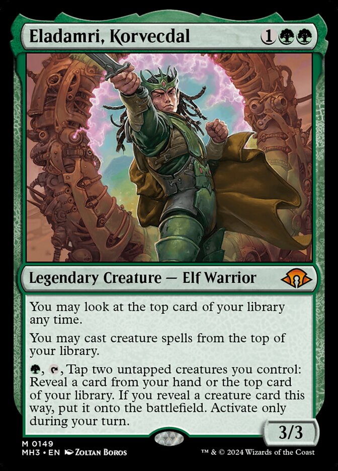 MTG Card Title: Eladamri, Korvecdal MH3/149