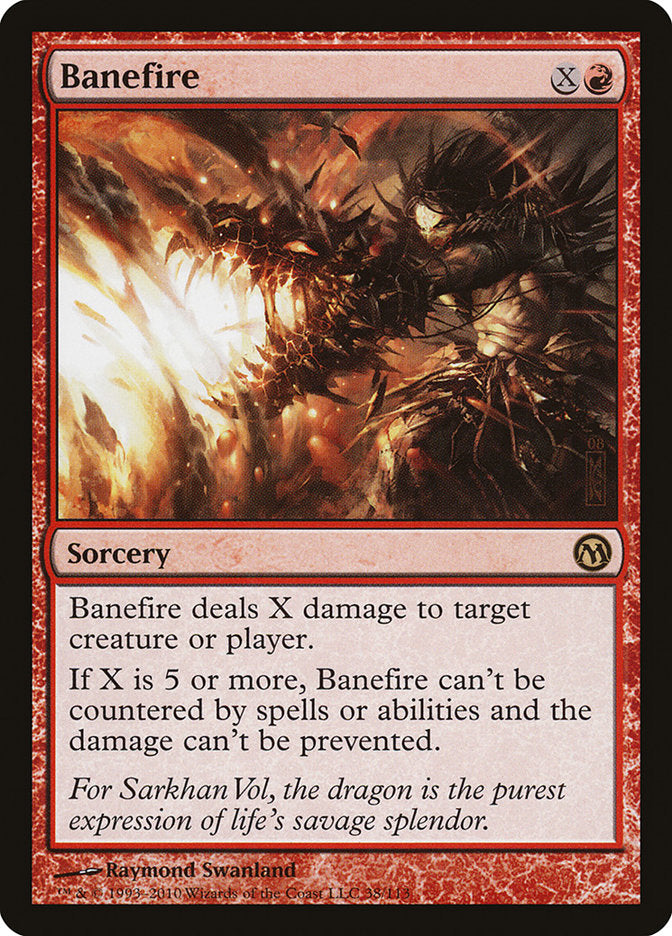 MTG Card Title: Banefire DPA/38