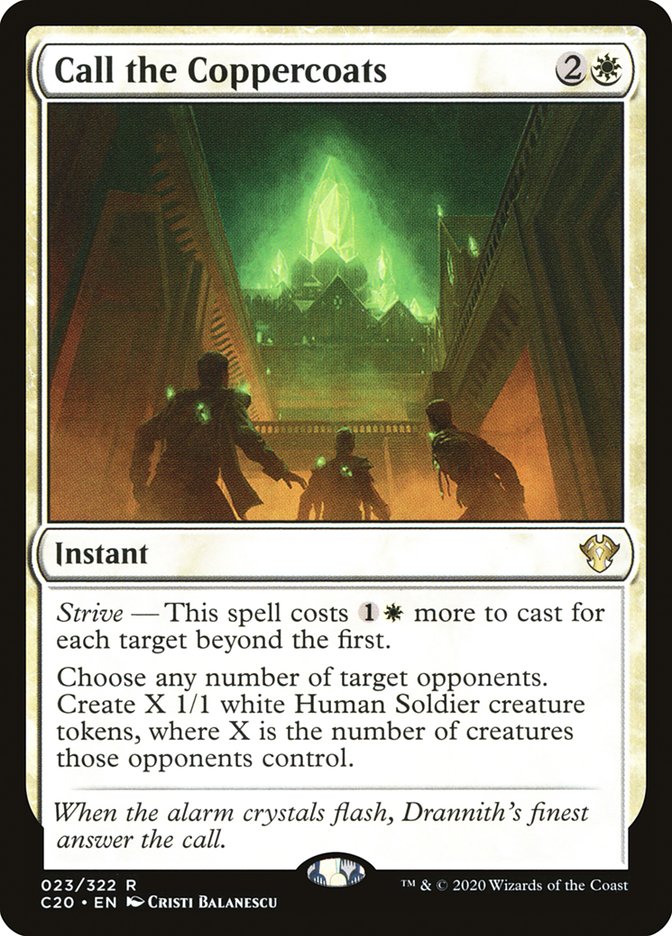 MTG Card Title: Call the Coppercoats C20/23
