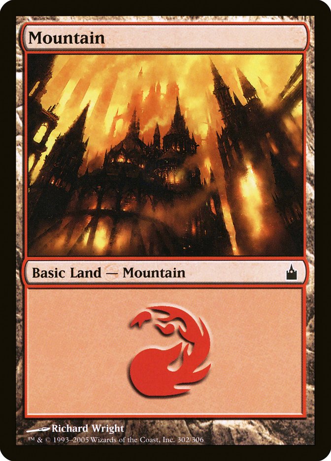 MTG Card Title: Mountain RAV/302
