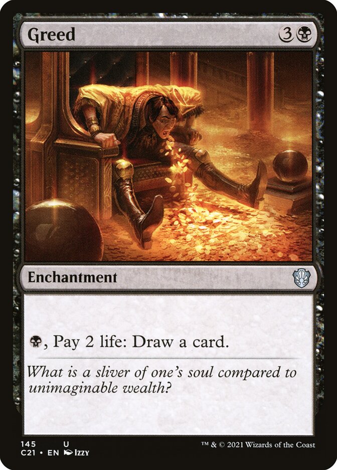 MTG Card Title: Greed C21/145