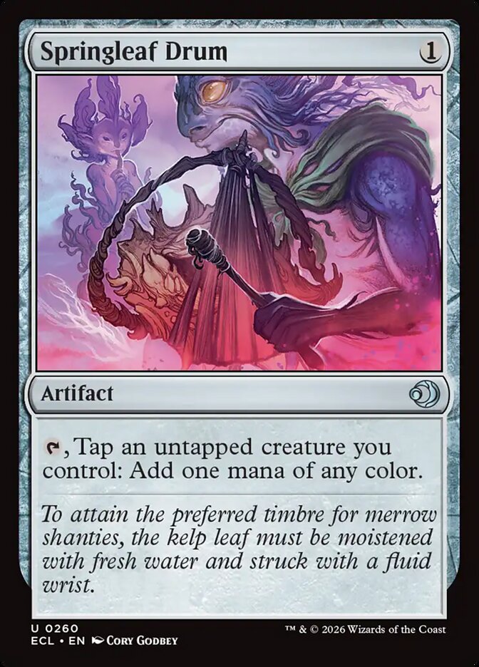 MTG Card Title: Springleaf Drum ECL/260