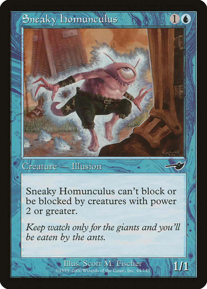 MTG Card Title: Sneaky Homunculus NEM/44
