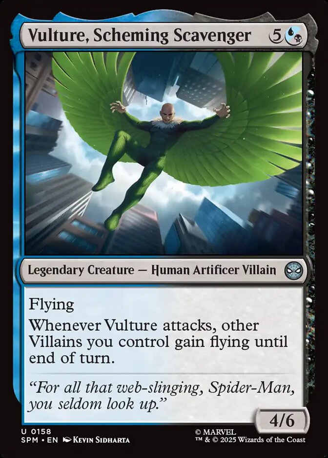 MTG Card Title: Vulture, Scheming Scavenger SPM/158