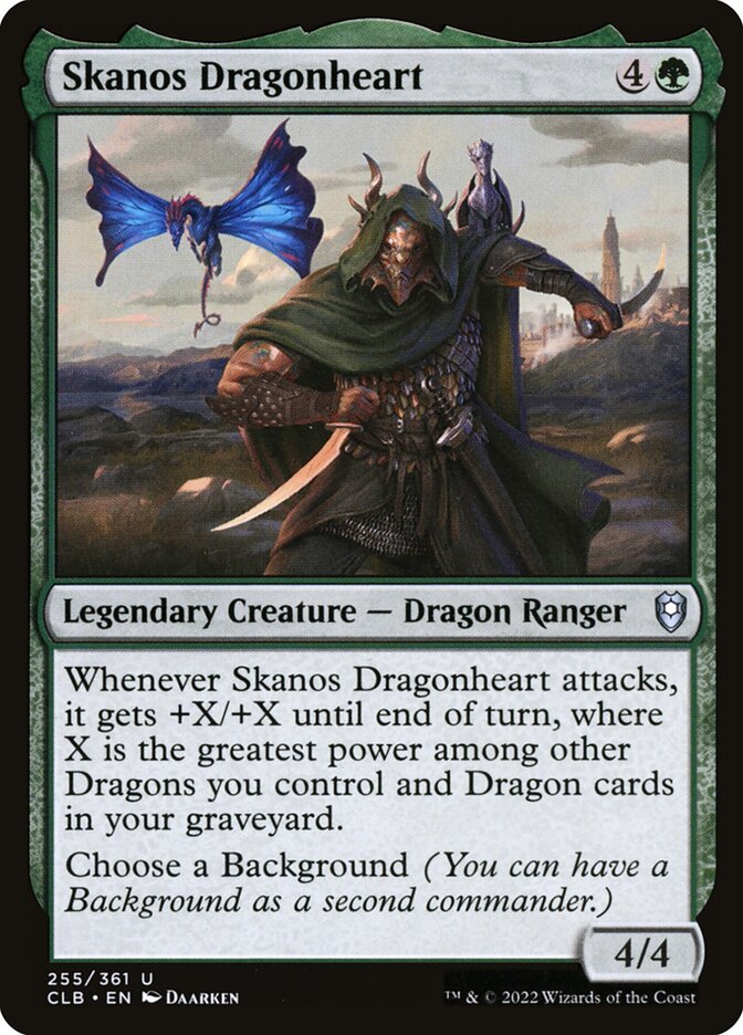 MTG Card Title: Skanos Dragonheart CLB/255