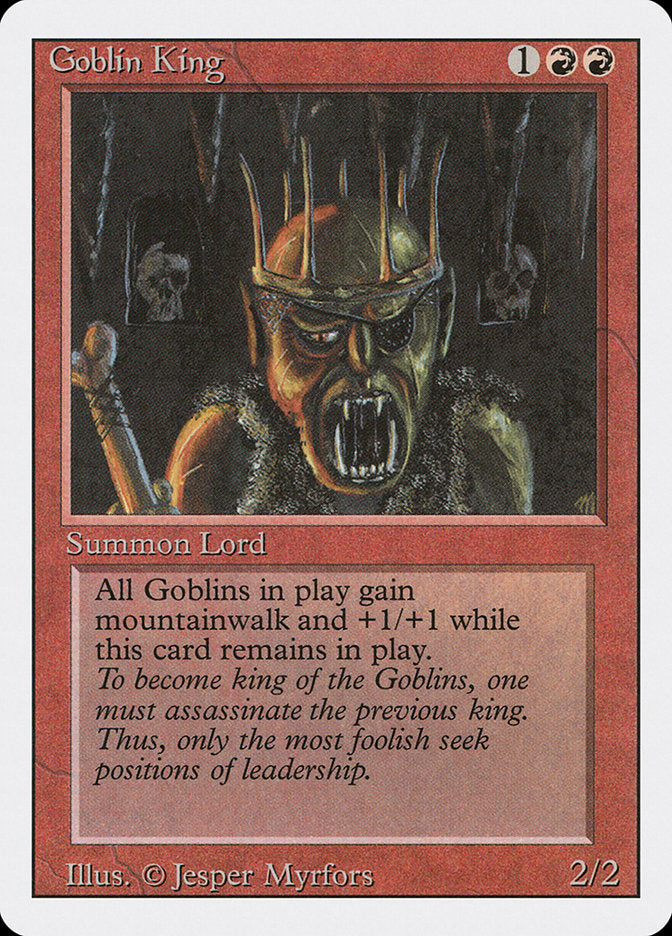 MTG Card Title: Goblin King 3ED/155