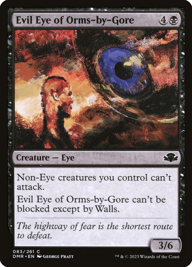 MTG Card Title: Evil Eye of Orms-by-Gore DMR/83
