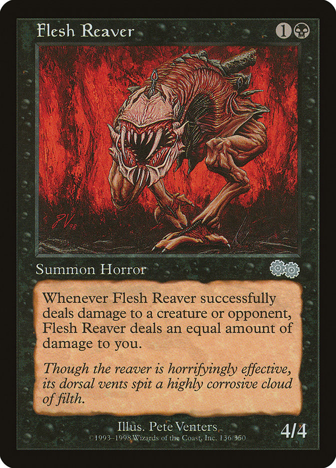 MTG Card Title: Flesh Reaver USG/136