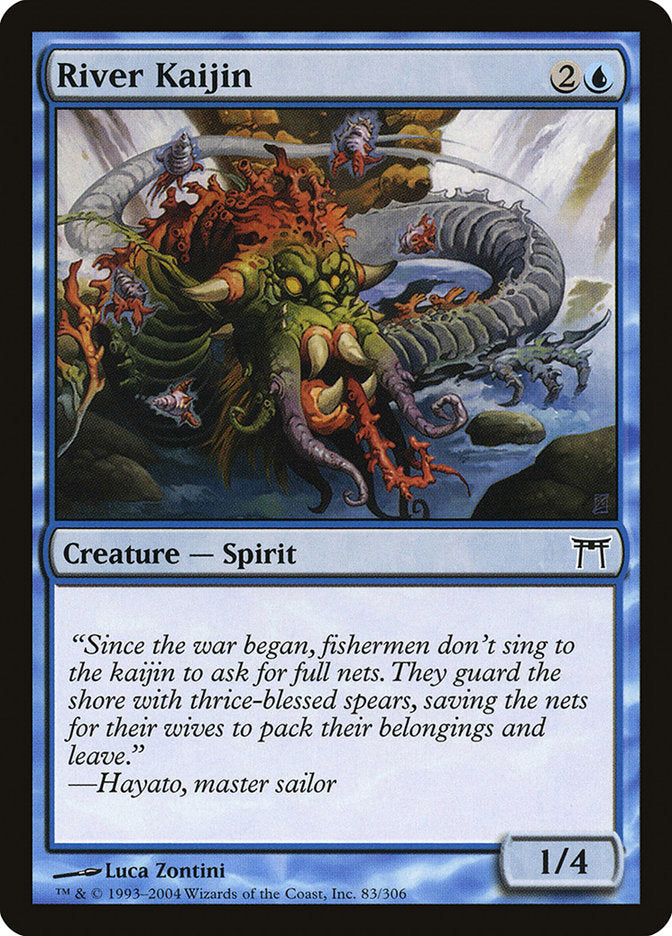 MTG Card Title: River Kaijin CHK/83