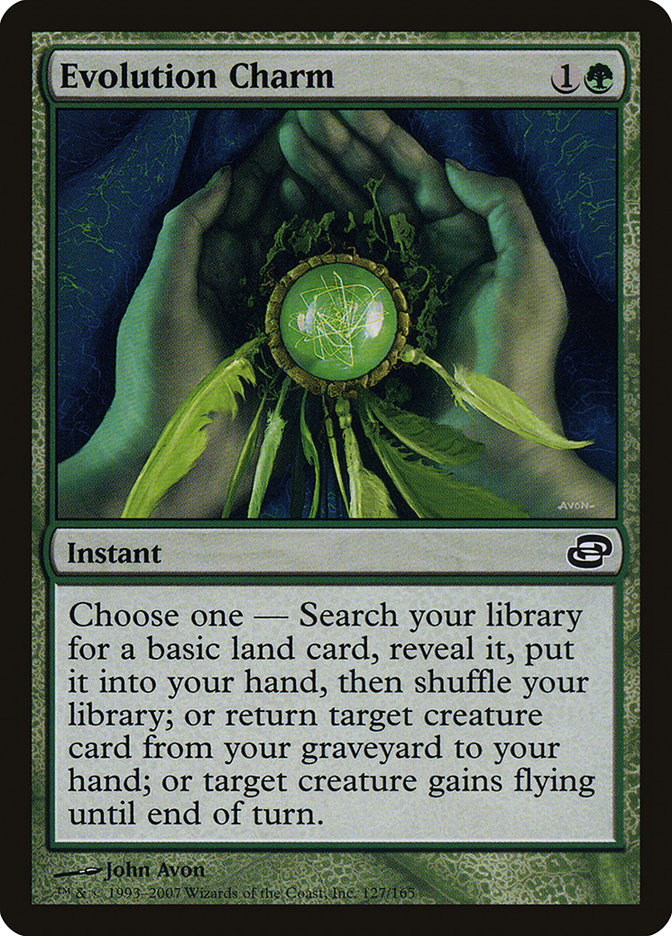MTG Card Title: Evolution Charm PLC/127