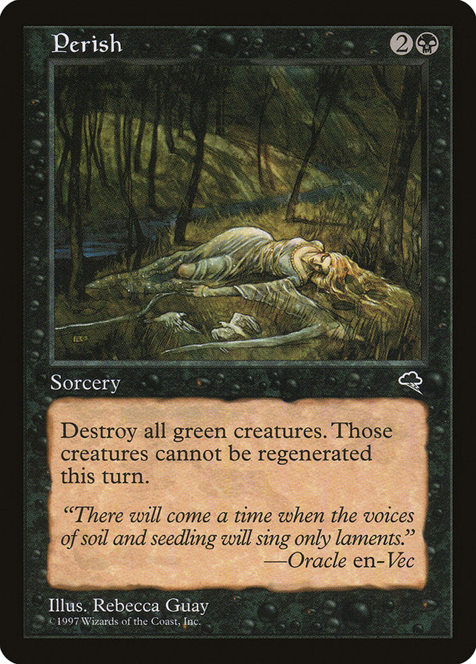 MTG Card Title: Perish TMP/147
