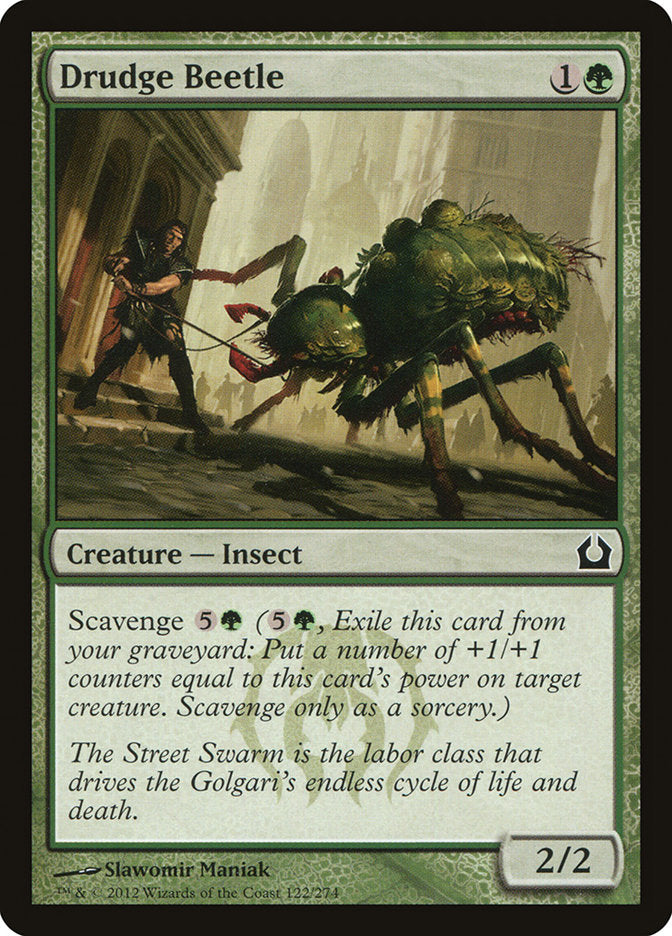 MTG Card Title: Drudge Beetle RTR/122